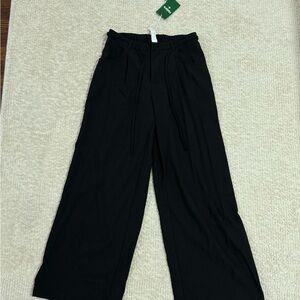 HALARA Black Wide-Leg Pants
